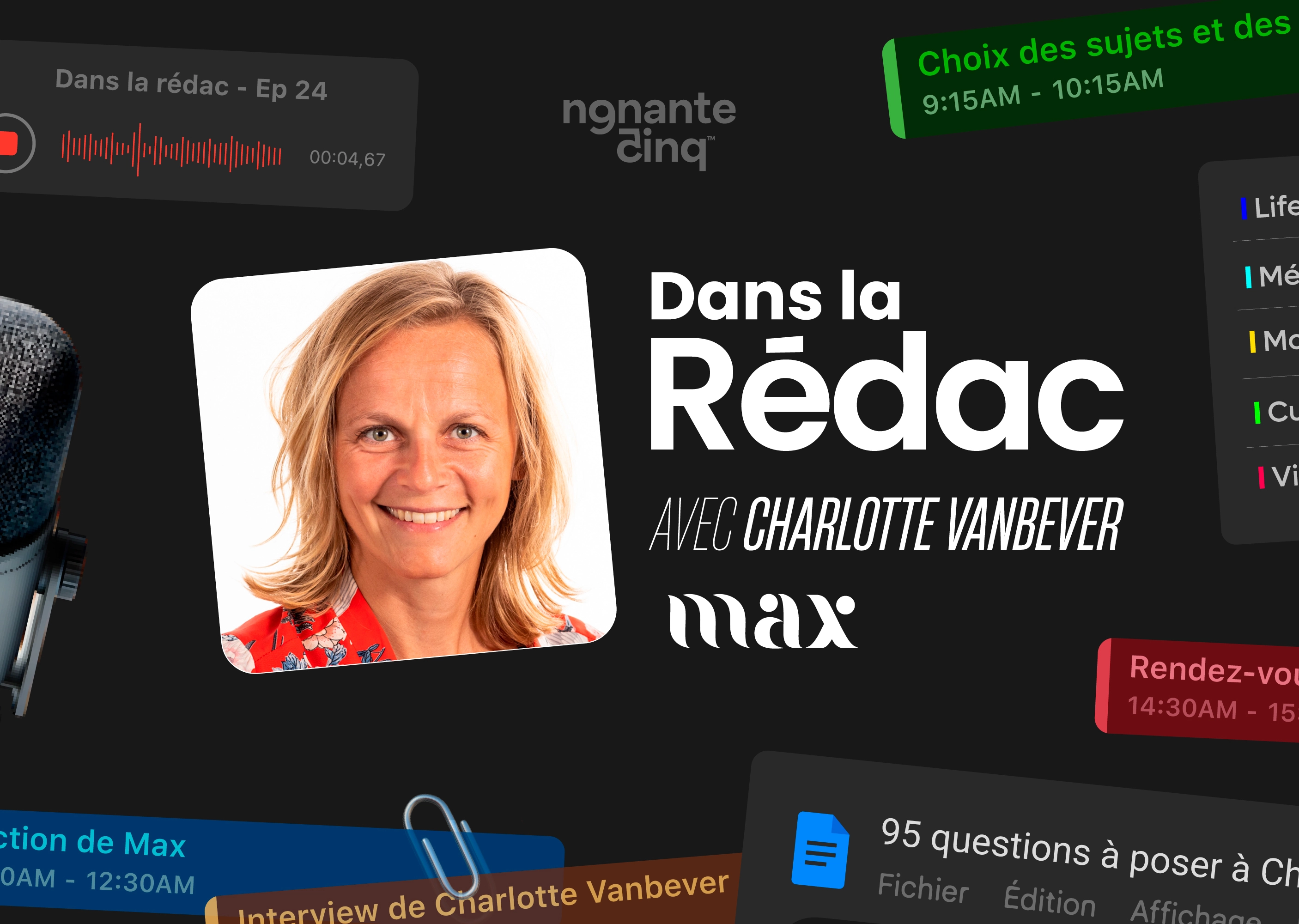 “Dans la Rédac” de Max avec Charlotte Vanbever